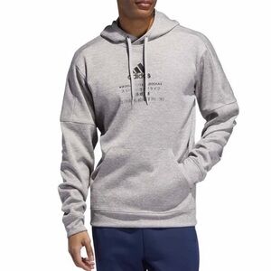 Adidas Climawarm Mens Activewear Only The Best For The Athlete” Gray Hoodie Sz L